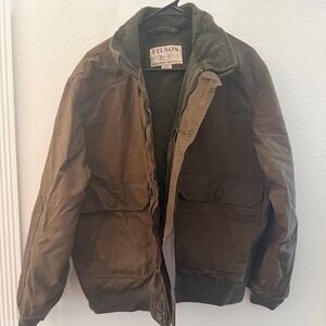 Filson Men's Waxed Bomber Jacket - Size XL